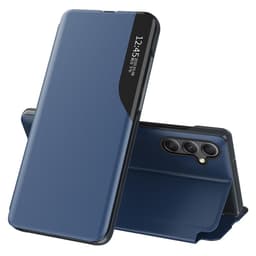 SKALO Samsung A34 5G Clear View Window Case - Sininen