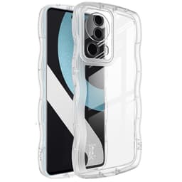 IMAK Xiaomi 13 Lite Ekstra stærk Wave TPU-cover - Gennemsigtig