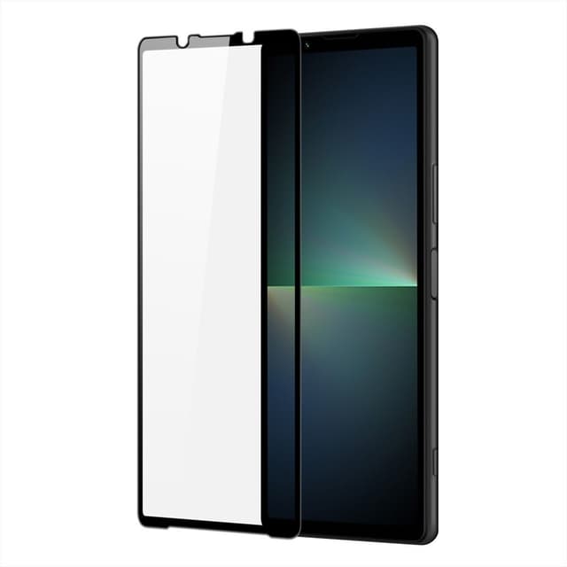 2-PAK SKALO Sony Xperia 5 V 5G FULL-FIT Hærdet Glas Skærmbeskyttelse