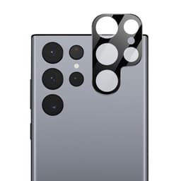 SKALO Samsung S23 Ultra 3D Linsskydd/Kameraskydd Härdat Glas - Svart