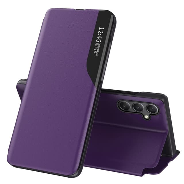 SKALO Samsung A34 5G Clear View Window Case - Violetti