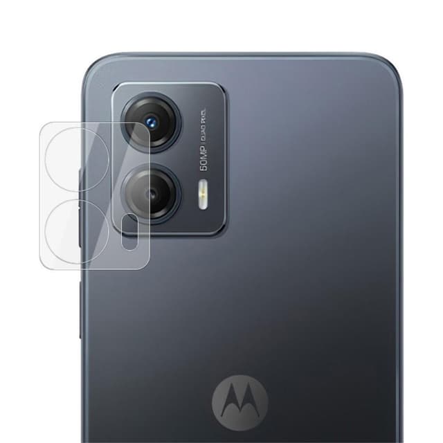 2-PACK SKALO Motorola Moto G53 5G 3D Linsskydd/Kameraskydd Härdat Glas