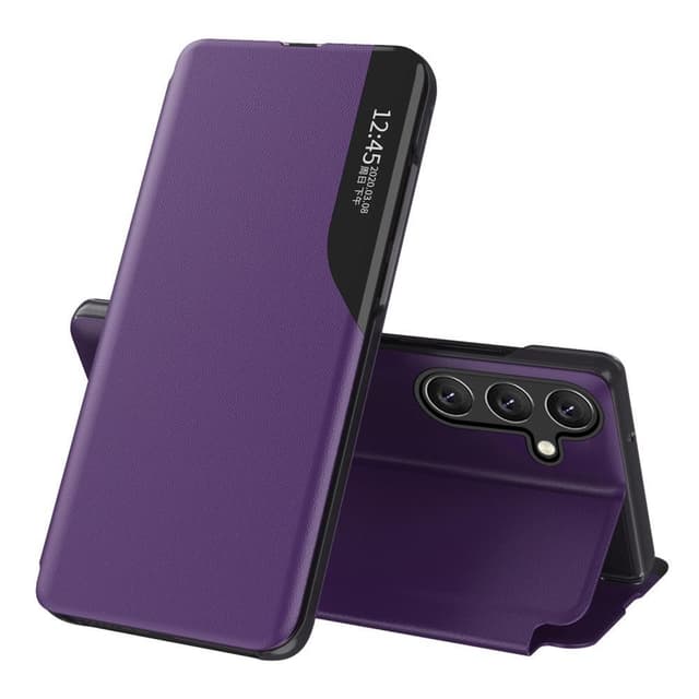 SKALO Samsung A54 5G Clear View Window Case - Violetti