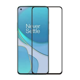 SKALO OnePlus 8T Heltäckande Skärmskydd Härdat Glas - Svart