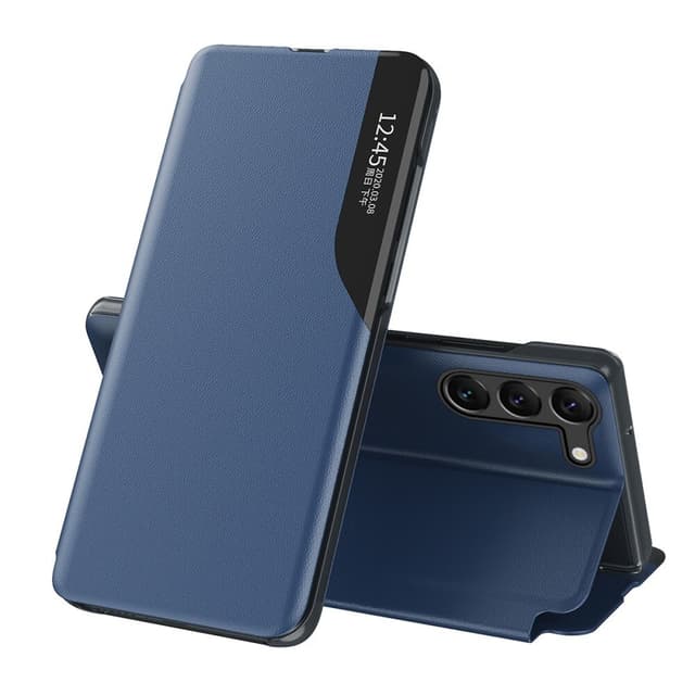 SKALO Samsung S24+ Clear View Window Case - Sininen