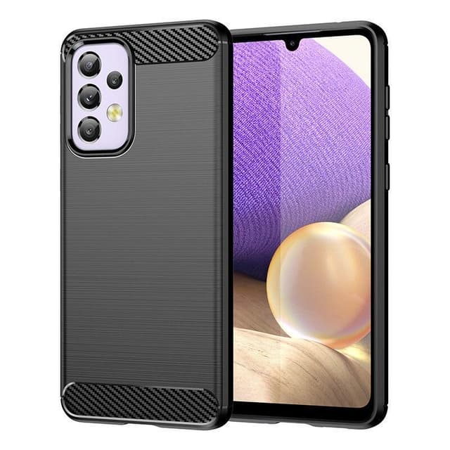 SKALO Samsung A53 5G Armor Carbon Stöttåligt TPU-skal - Svart