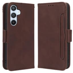 SKALO Samsung A54 5G 6-lokeroa Lompakkokotelo - Ruskea
