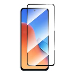 2-PACK SKALO Xiaomi Redmi 12 4G/5G Heltäckande Skärmskydd Härdat Glas - Svart