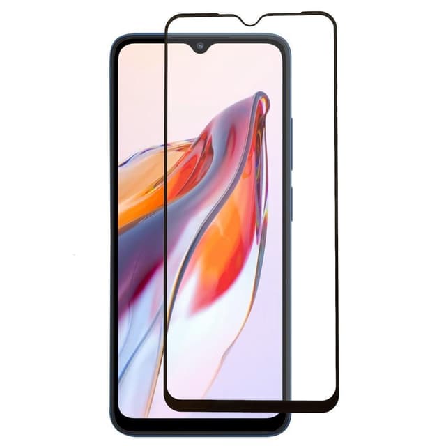 2-PACK SKALO Xiaomi Redmi 12C Heltäckande Skärmskydd Härdat Glas - Svart