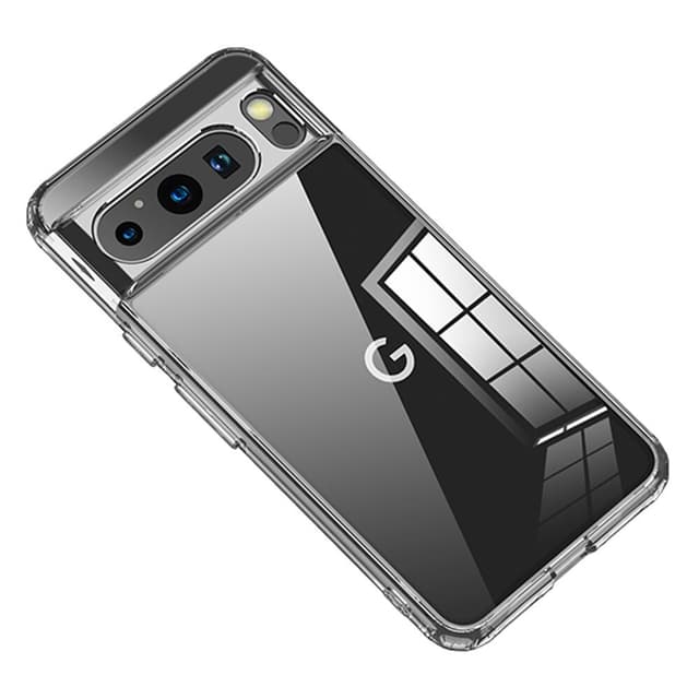 SKALO Google Pixel 8 Pro TPU Clear Hybridi Suojakuori - Läpinäkyvä