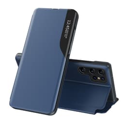 SKALO Samsung S24 Ultra Clear View Window Case - Sininen