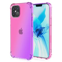 SKALO iPhone 15 Plus Gradient Extra strong TPU-skal - Rosa/Lila