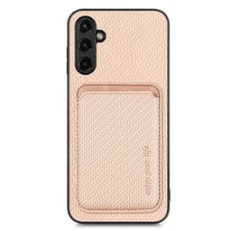 SKALO Samsung A54 5G Carbon Fiber Skal med Korthållare - Khaki