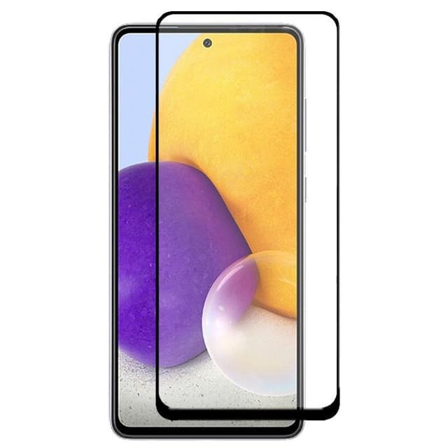 SKALO Samsung A52/A52s Heltäckande Skärmskydd Härdat Glas - Svart