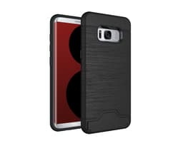 Samsung S8 | Armor skal | Korthållare - Svart