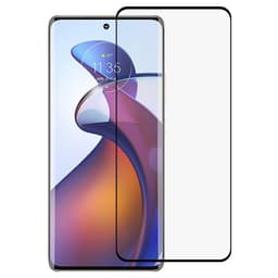 SKALO Motorola Edge 30 Fusion 5G Heltäckande Skärmskydd Härdat Glas - Svart