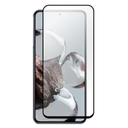 SKALO Xiaomi 13T/13T Pro Heltäckande Skärmskydd Härdat Glas - Svart