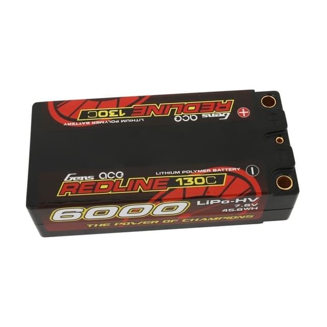 2s  6000mAh -130C - Gens Ace Shorty Redline HV