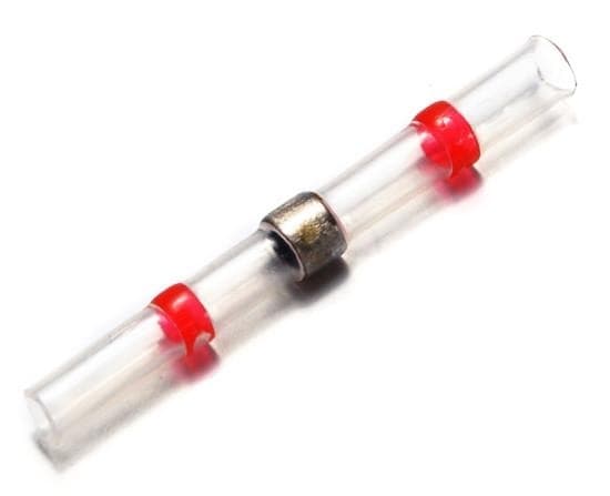 Fuse Lodde og krympekobling - 3.0mm - Rød