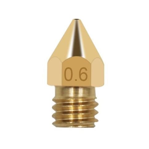 Radius MK8 Brass Nozzle 0,6 mm - 1 pcs