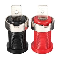 Fuse 4mm koblinger til bananplugger, 1par