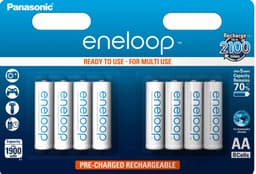 Panasonic Eneloop AA 8 st laddningsbar