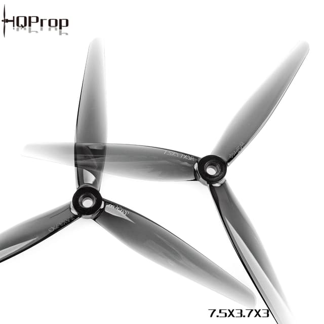 HQ Prop 7.5X3.7X3 Light Grey (2CW+2CCW)