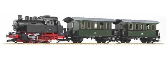 PIKO Train G startpaket - BR80 med personvagnar
