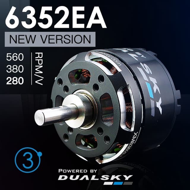 Dualsky X-Motor 6352EA-15 V3 380KV 511gram