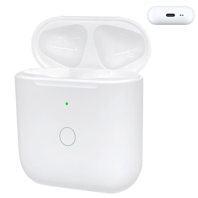 Til AirPods 1/2 Erstatningsopladningsetui Indbygget 550mAh Batteri
