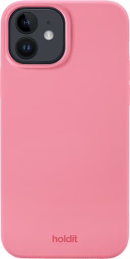 Holdit Silicone iPhone 12/12 Pro fodral (rosa)