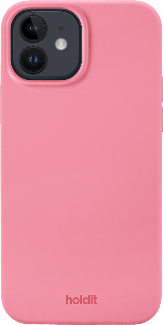 Holdit Silicone iPhone 12/12 Pro fodral (rosa)