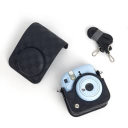Polaroid mini12 ruudullinen retrokameralaukku Musta