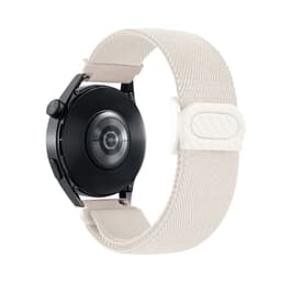 Nylon klokkerem kompatibel med Huawei, Xiaomi, Garmin, Samsung 22mm Hvit