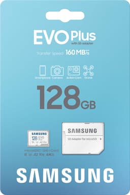 Samsung EVO Plus micro SD-kort (128 GB)