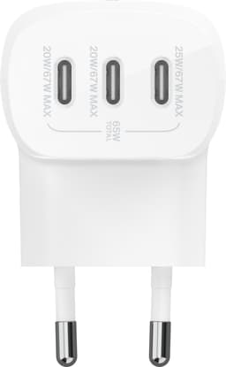 Belkin BoostCharge 3-Port USB-C lader