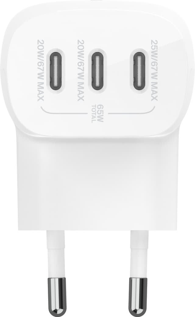 Belkin BoostCharge 3-Port USB-C lader