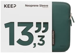 KEEP 13,3" Neoprenetui til bærbar PC (Power Green)