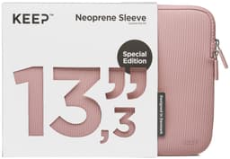 KEEP 13,3" neopren/textil laptopfodral (Rose Elegance)