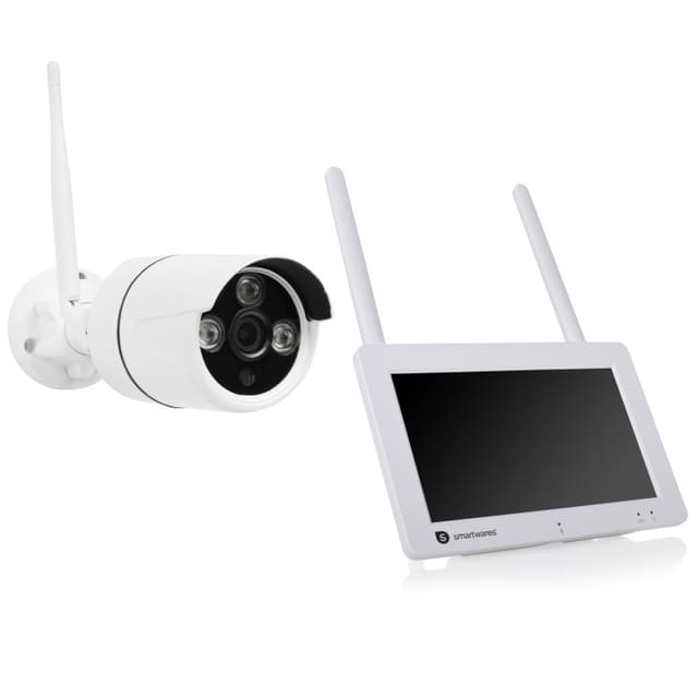 Smartwares Trådlös övervakningskamera 1080p 7"" skärm + app