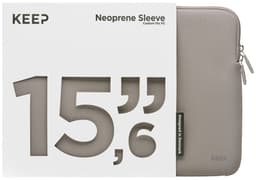 KEEP 15,6" Neopren/stoffetui for bærbar PC (Portabella)