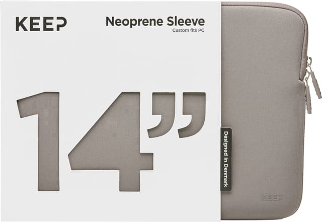 KEEP 14" Neoprenetui for bærbar PC (Portabella)