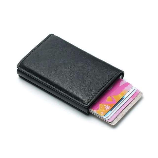 MySafe Pop-up kortholder med anti-RFID - Svart
