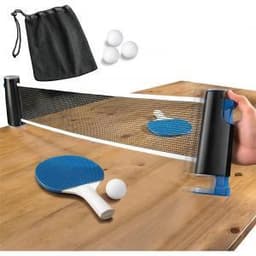 Bordtennis sett med justerbart nett | Passer til alle bord