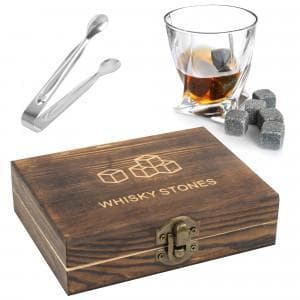 Isterninger Til Whiskey Gaveæske I Træ - Whiskey Stone