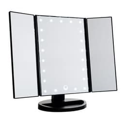 UNIQ LED Trifold Hollywood Makeup Spegel - Svart