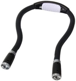 Halslampe LED Leselampe - Svart
