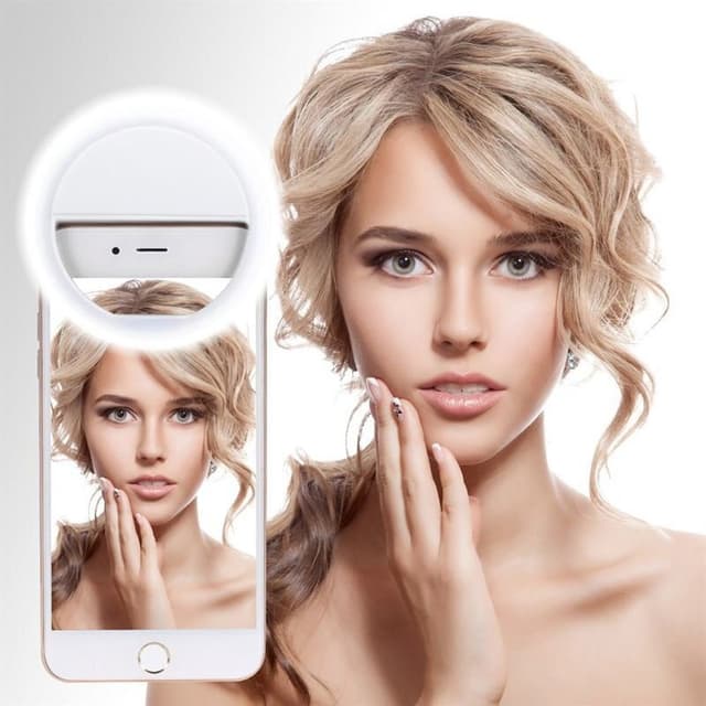 UNIQ Perfect Selfies LED Ring Light til Smartphones