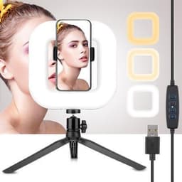 Selfie ring light till iPhone och Android med LED belysning