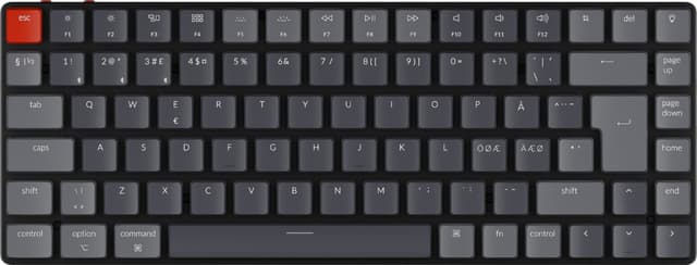 Keychron K3 RGB trådløst tastatur (Gateron Low-profile Red brytere)